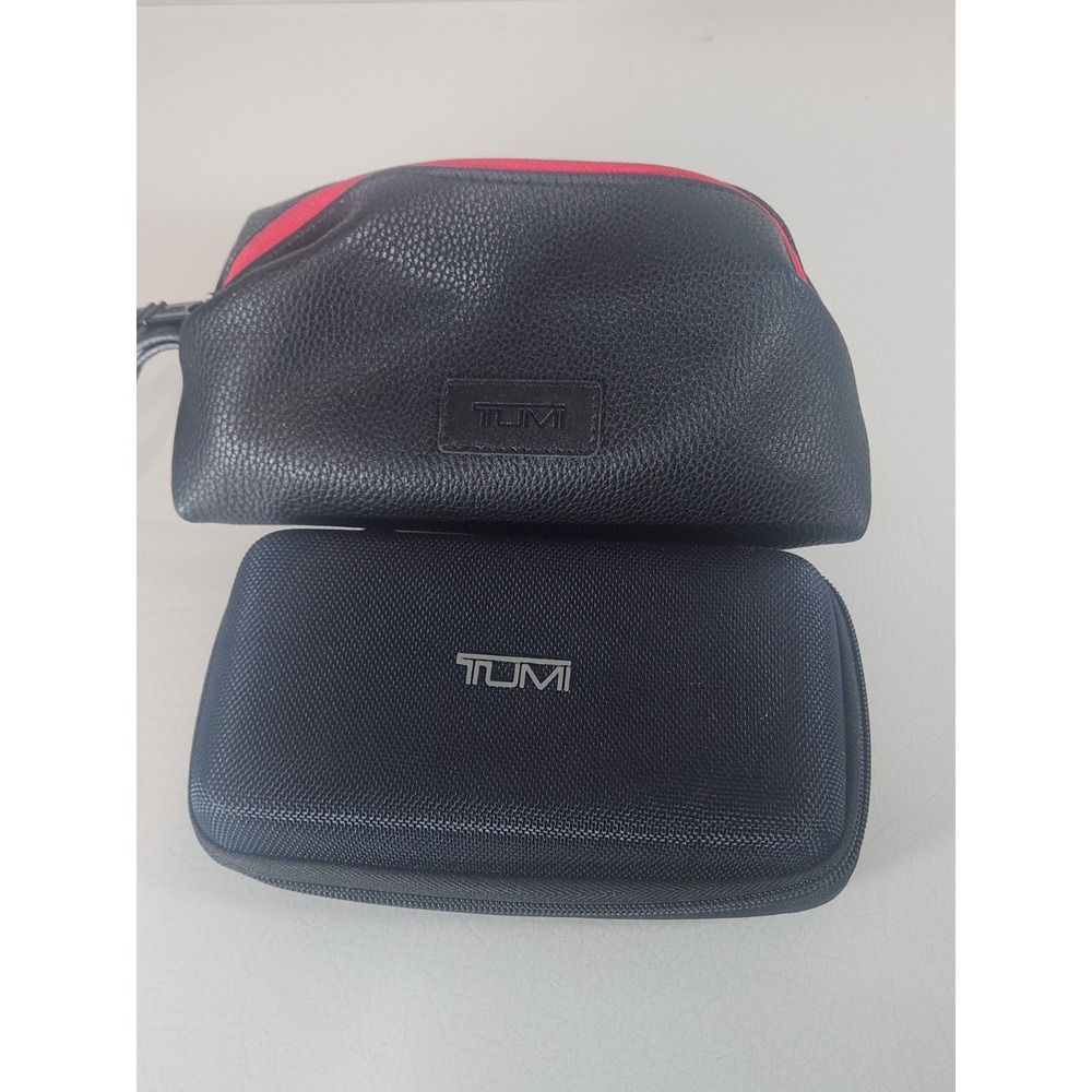 Tumi Airline Delta &Elal Airways Travel Cosmetic Toiletry Bags Lot Of 2
